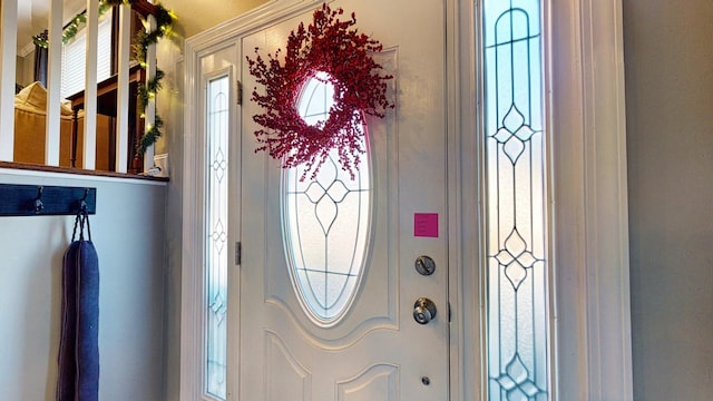 entryway with a wealth of natural light