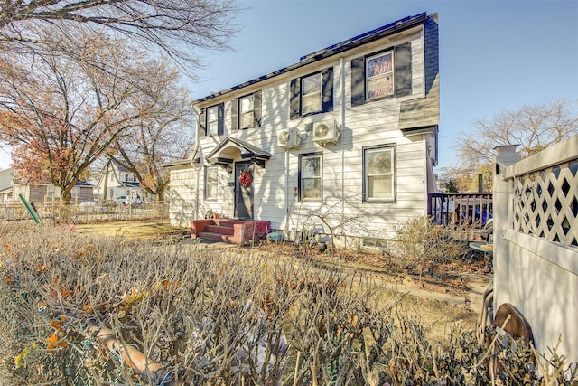 view of colonial home