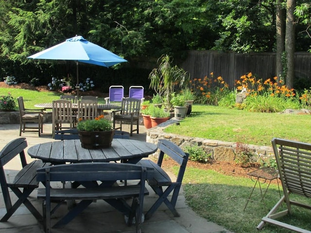 view of patio