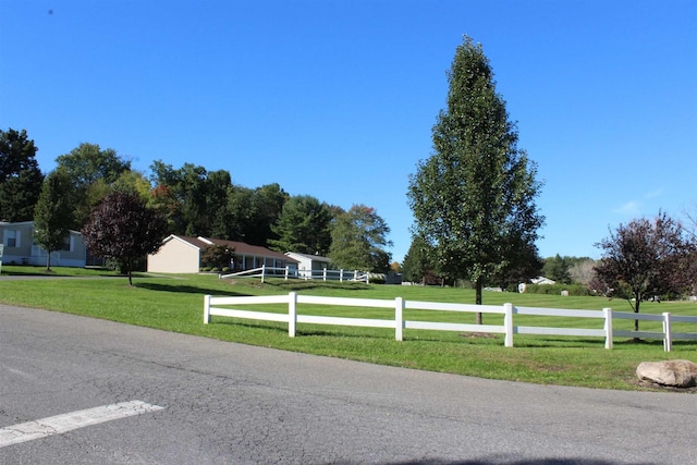 view of road