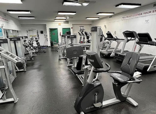 view of exercise room