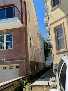 view of home's exterior with a garage