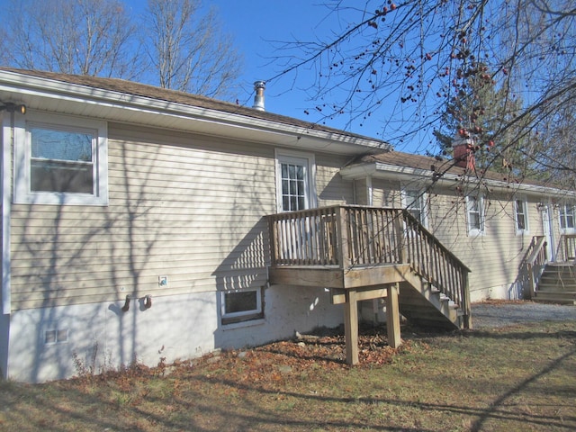 view of rear view of house