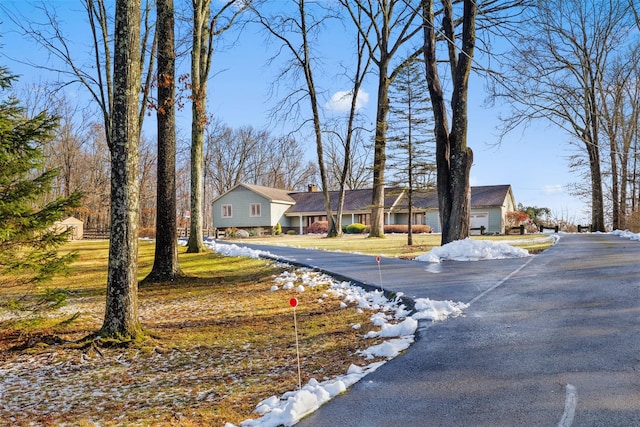 view of ranch-style home