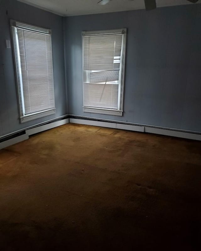 spare room with carpet floors