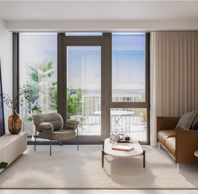 living room with a wealth of natural light