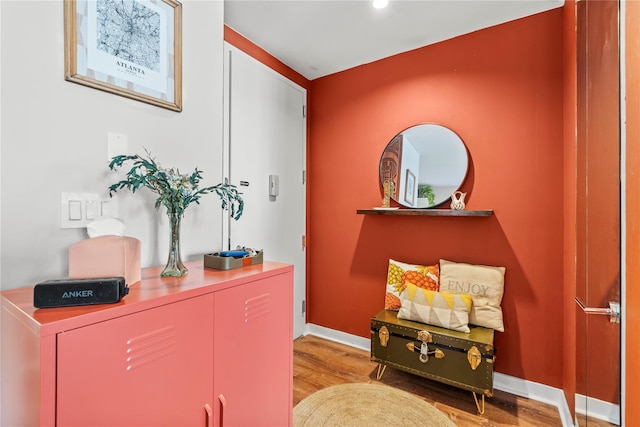 interior space featuring light hardwood / wood-style flooring