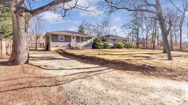 view of ranch-style home