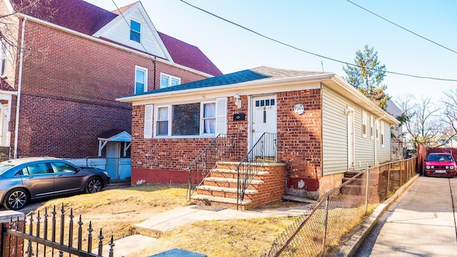 view of front of home