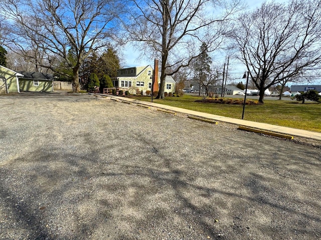 view of grassy yard
