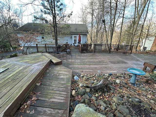 view of deck