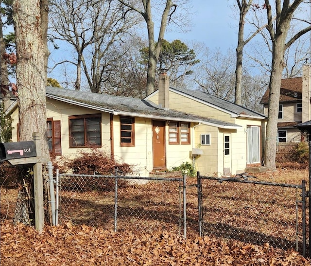 view of ranch-style home