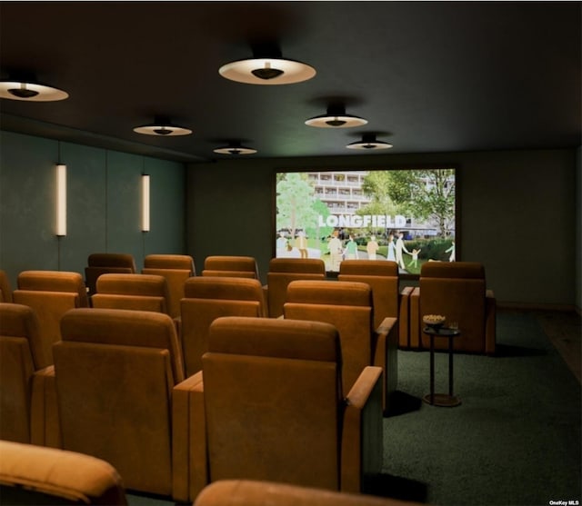 view of home theater room