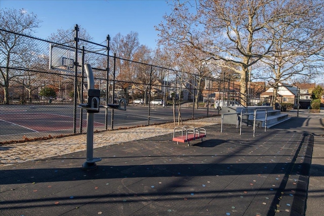 view of sport court