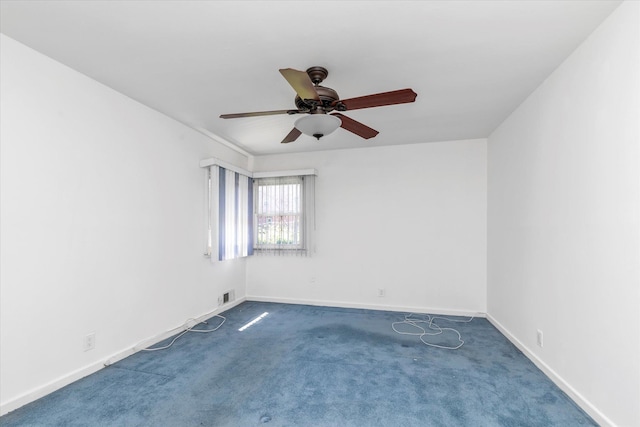 20070 39th Ave, Bayside, NY 11361 - carpeted empty room with a ceiling fan and baseboards