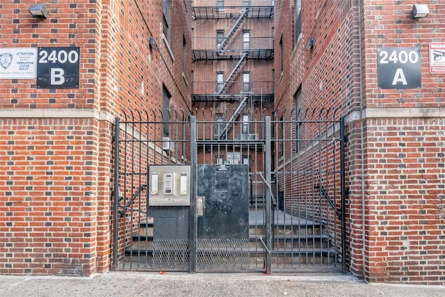 2400 Davidson Ave Unit A24, Bronx, NY 10468 - property entrance with brick siding