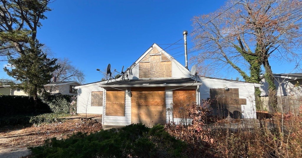 view of rear view of house