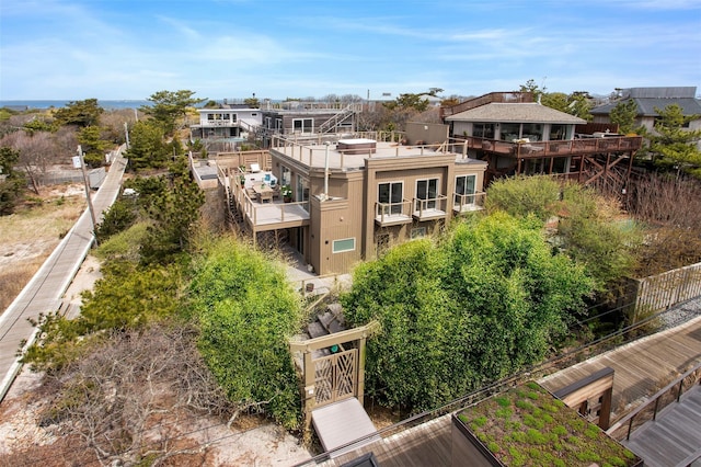 362 Ocean Walk, Fire Island Pines, NY 11782 - aerial view of residential area
