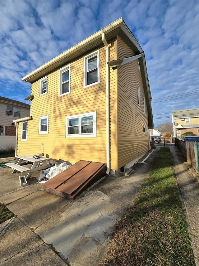 view of back of house