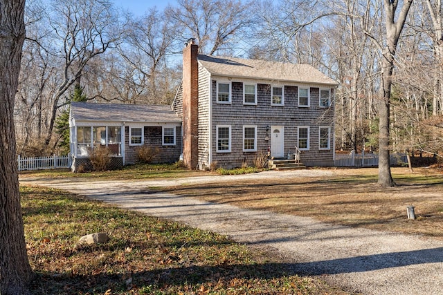 view of front of home