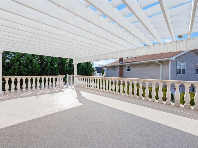 view of patio / terrace featuring a balcony