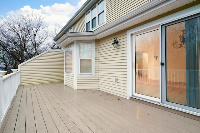 view of deck