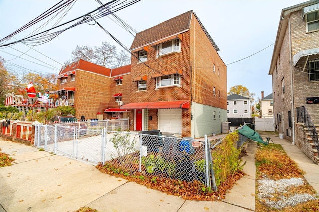 view of front of house featuring central AC unit