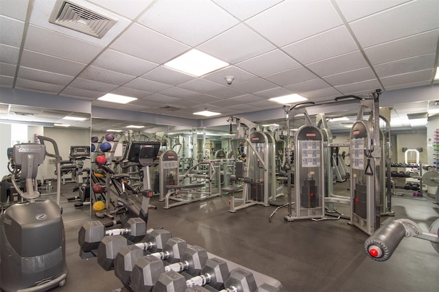 view of exercise room