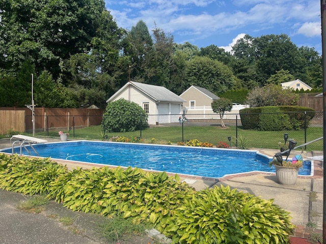 view of pool