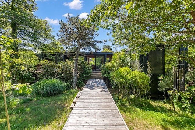 view of rear view of property