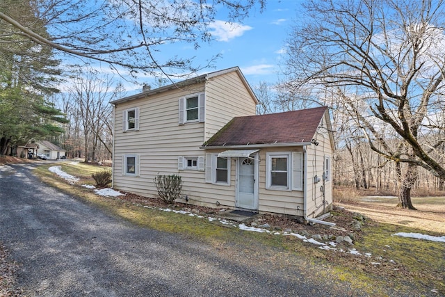 view of rear view of house