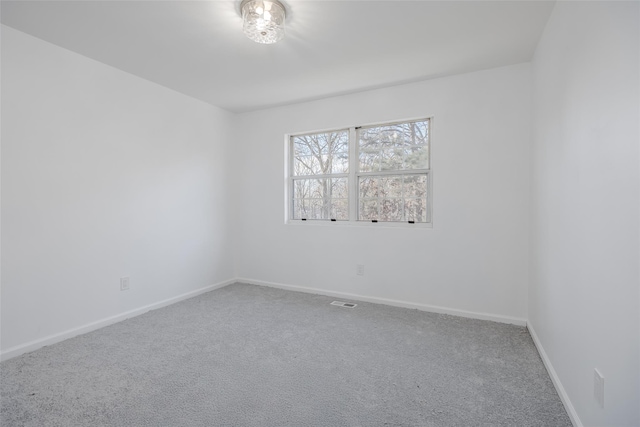 spare room with carpet floors