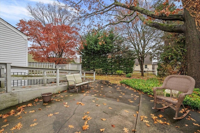 view of patio