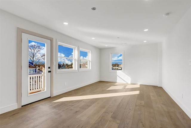 interior space featuring light hardwood / wood-style flooring