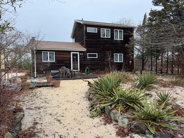 view of rear view of property