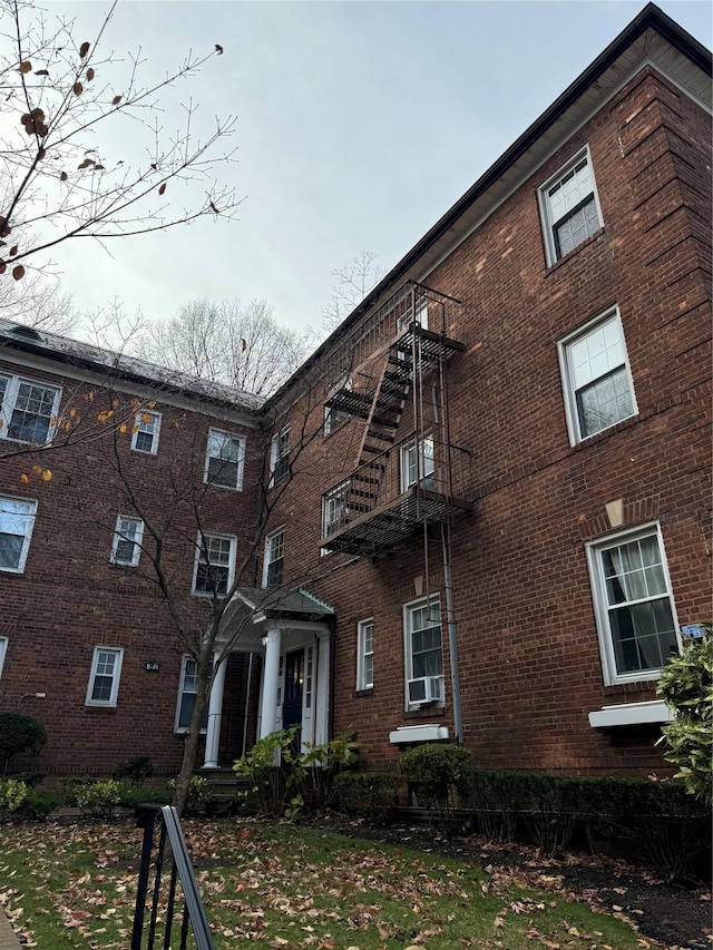 view of property with cooling unit