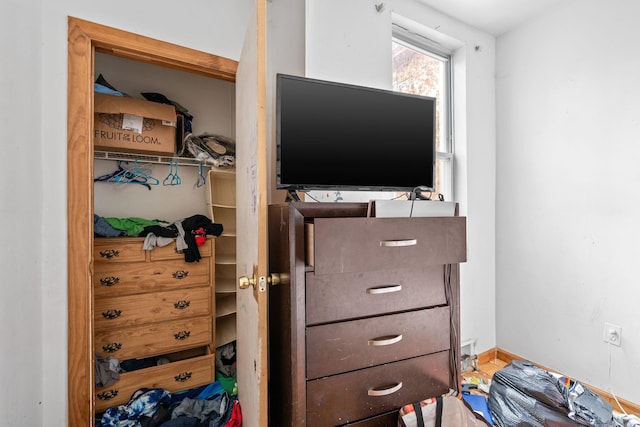 view of closet