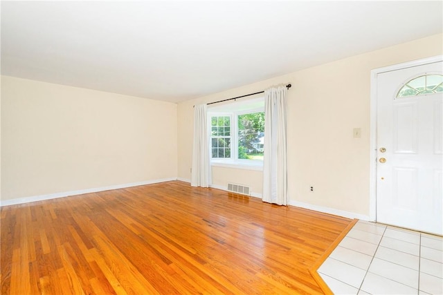 entryway featuring light wood-type flooring