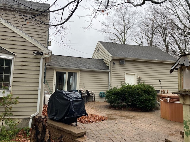 view of patio / terrace with a grill