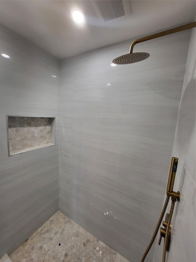 bathroom with walk in shower