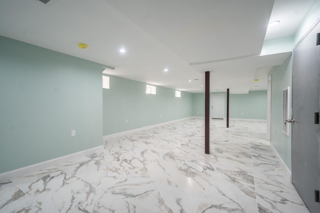 115-42 Inwood St, Jamaica, NY 11436 - basement featuring recessed lighting and baseboards