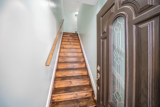 115-42 Inwood St, Jamaica, NY 11436 - staircase featuring baseboards
