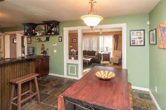 view of dining area