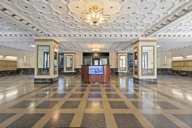 view of community lobby