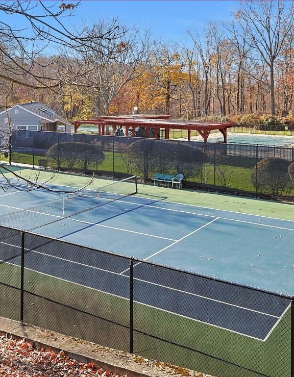 view of tennis court