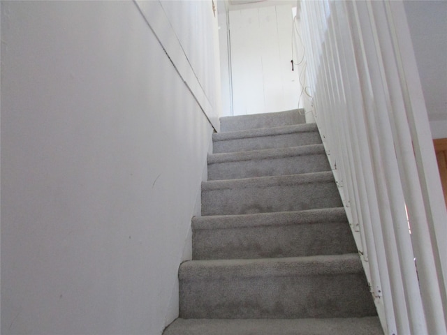 view of stairs