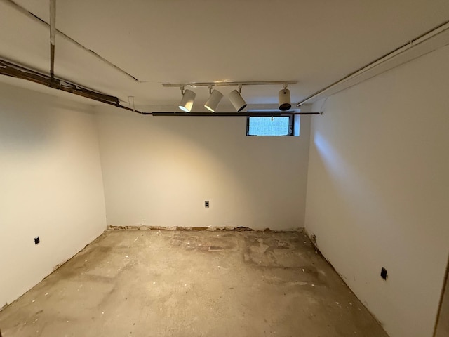 view of basement