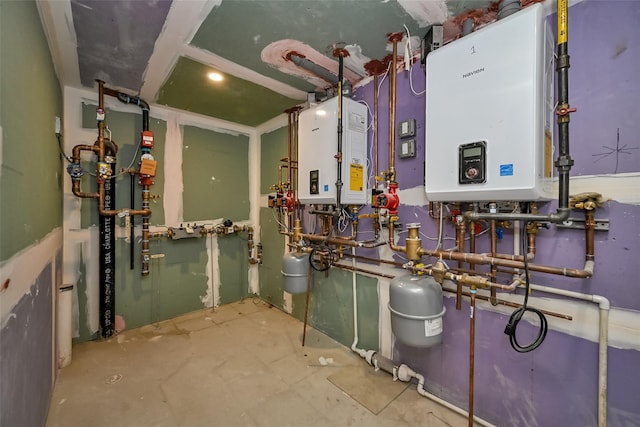 utilities featuring water heater