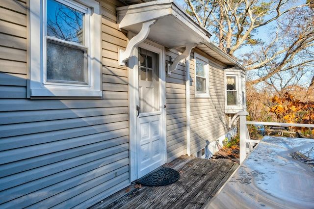 view of entrance to property