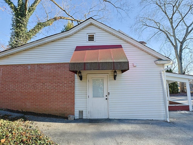 view of front of home